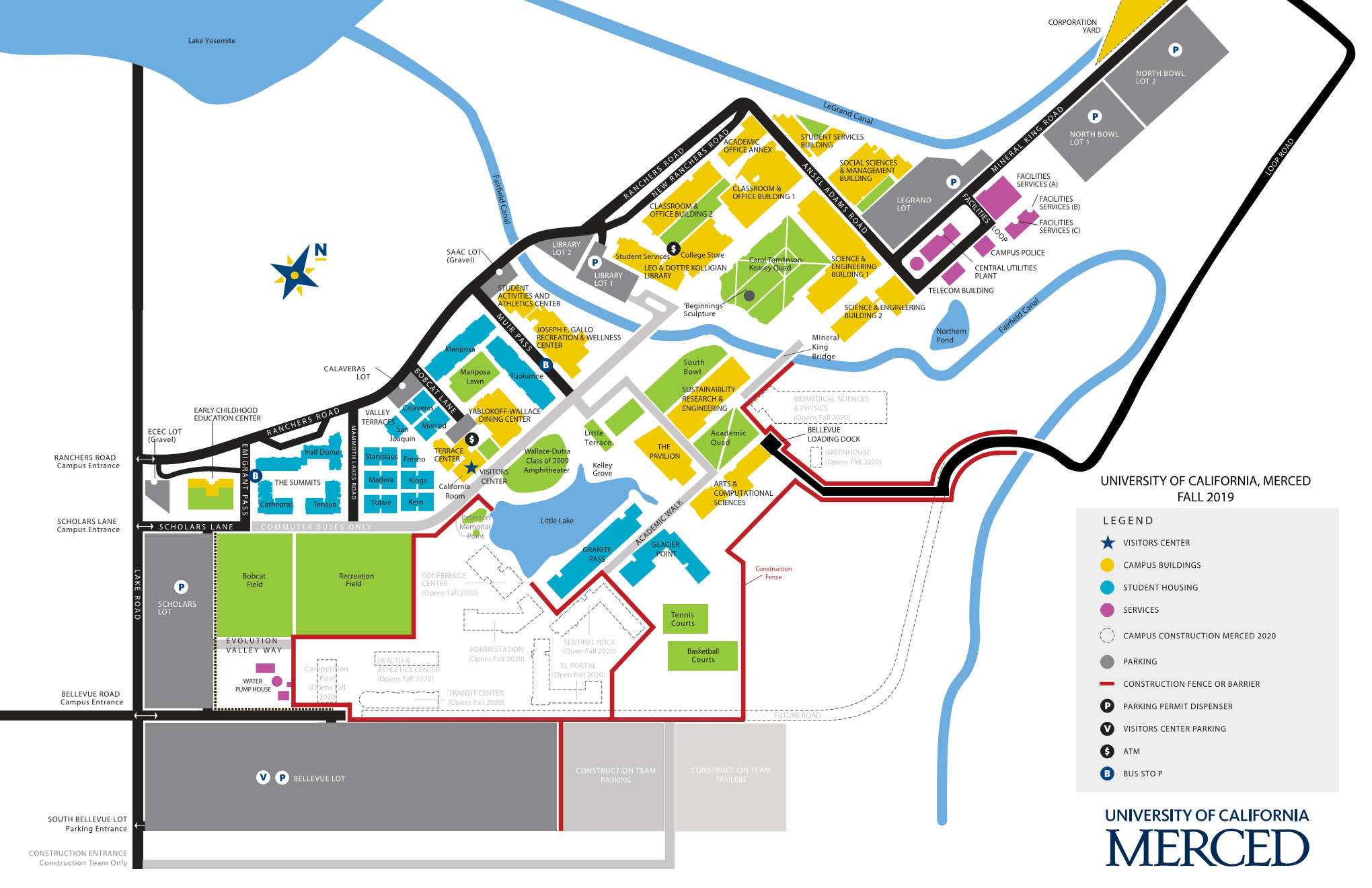 Map Of Uc Campus.